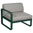 Fermob Bellevie Module gauche 1 place Vert cèdre 02 Taupe grisé B8 