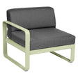 Fermob Bellevie Module gauche 1 place Vert tilleul 65 Gris graphite A3 