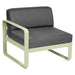Fermob Bellevie Module gauche 1 place Vert tilleul 65 Gris graphite A3 