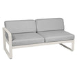Fermob Bellevie Module gauche 2 places Gris argile A5 Gris flanelle 79 