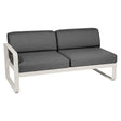 Fermob Bellevie Module gauche 2 places Gris argile A5 Gris graphite A3 
