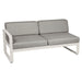 Fermob Bellevie Module gauche 2 places Gris argile A5 Taupe grisé B8 