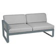 Fermob Bellevie Module gauche 2 places Gris orage 26 Gris flanelle 79 