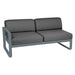 Fermob Bellevie Module gauche 2 places Gris orage 26 Gris graphite A3 