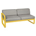 Fermob Bellevie Module gauche 2 places Miel C6 Taupe grisé B8 