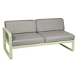 Fermob Bellevie Module gauche 2 places Vert tilleul 65 Taupe grisé B8 