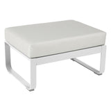 Fermob Bellevie Pouf Blanc coton 01 Blanc grisé 81 
