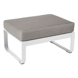 Fermob Bellevie Pouf Blanc coton 01 Taupe grisé B8 