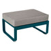 Fermob Bellevie Pouf Bleu acapulco 21 Taupe grisé B8 