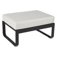 Fermob Bellevie Pouf Carbone 47 Blanc grisé 81 
