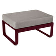 Fermob Bellevie Pouf Cerise noire B9 Taupe grisé B8 