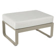 Fermob Bellevie Pouf Muscade 14 Blanc grisé 81 
