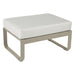 Fermob Bellevie Pouf Muscade 14 Blanc grisé 81 