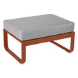 Fermob Bellevie Pouf Ocre rouge 20 Gris flanelle 79 