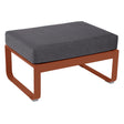 Fermob Bellevie Pouf Ocre rouge 20 Gris graphite A3 