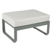Fermob Bellevie Pouf Romarin 48 Blanc grisé 81 