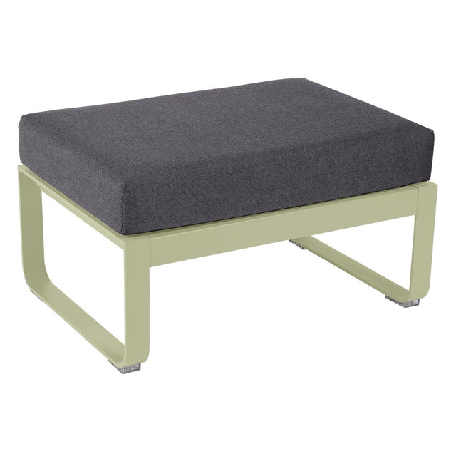 Fermob Bellevie Pouf Vert tilleul 65 Gris graphite A3 