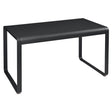 Fermob Bellevie Table 140 x 80cm Carbone 47 
