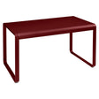 Fermob Bellevie Table 140 x 80cm Piment 43 