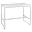 Fermob Bellevie Table haute 140 x 80cm Blanc coton 01 