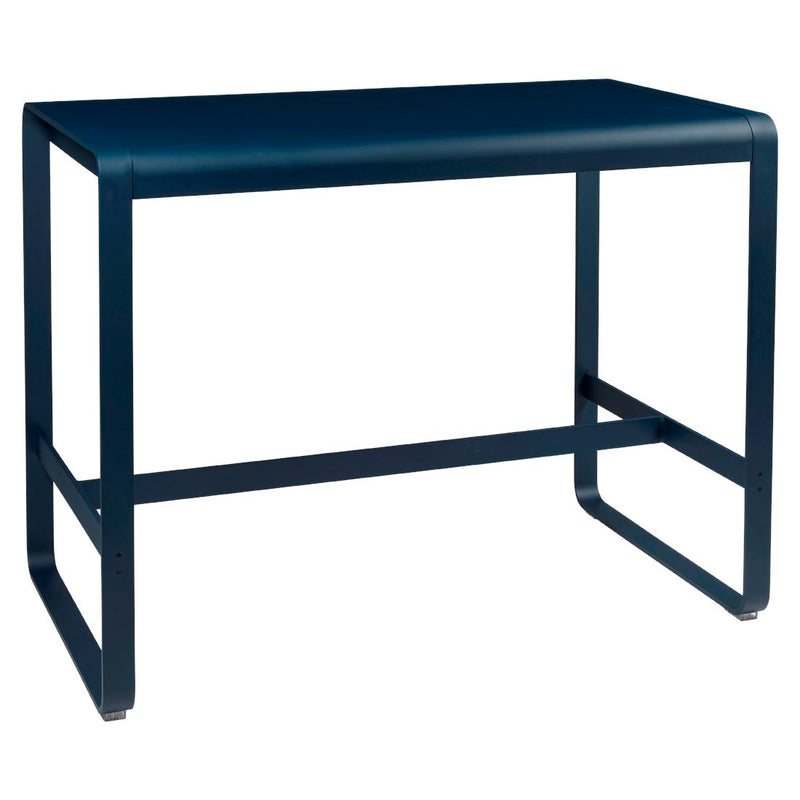 Fermob Bellevie Table haute 140 x 80cm Bleu abysse 92 