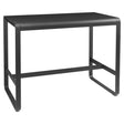 Fermob Bellevie Table haute 140 x 80cm Carbone 47 