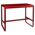 Fermob Bellevie Table haute 140 x 80cm Piment 43 