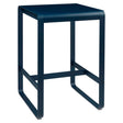 Fermob Bellevie Table haute 74 x 80cm Bleu abysse 92 