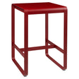Fermob Bellevie Table haute 74 x 80cm Piment 43 