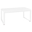 Fermob Bellevie Table mi-hauteur 140 x 80cm Blanc coton 01 