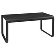 Fermob Bellevie Table mi-hauteur 140 x 80cm Réglisse 42 