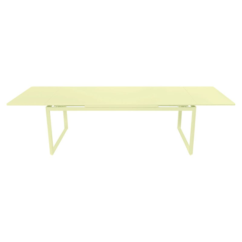 Fermob Biarritz Table à allonges 200/300 x 100cm Citron givré A6 