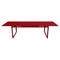 Fermob Biarritz Table à allonges 200/300 x 100cm Coquelicot 67 
