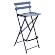 Fermob Bistro Chaise de bar pliante Bleu abysse 92 