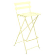 Fermob Bistro Chaise de bar pliante Citron givré A6 