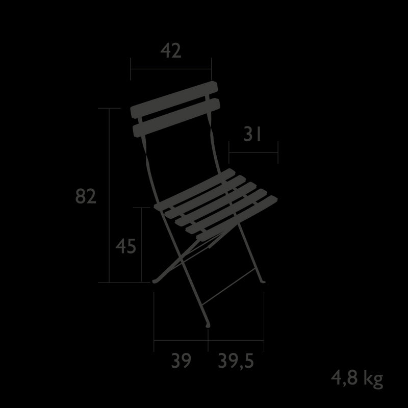 Fermob Bistro Chaise métal 