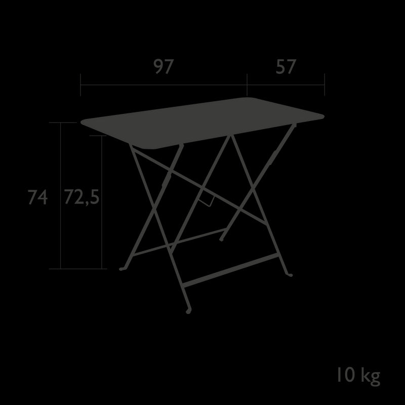 Fermob Bistro Table 97 x 57cm 