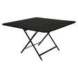 Fermob Caractère Table 128 x 128cm Réglisse 42 