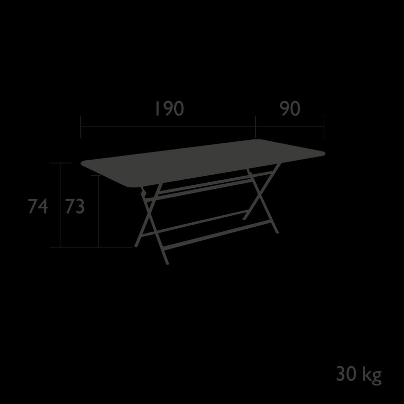 Fermob Caractère Table 190 x 90cm 