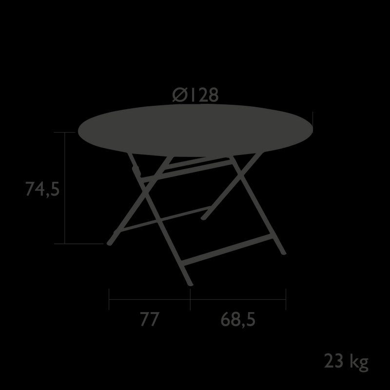 Fermob Caractère Table ø 128cm 