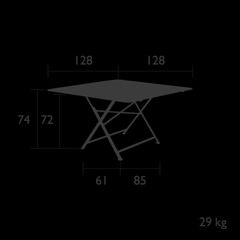 Fermob Cargo Table 128 x 128cm 