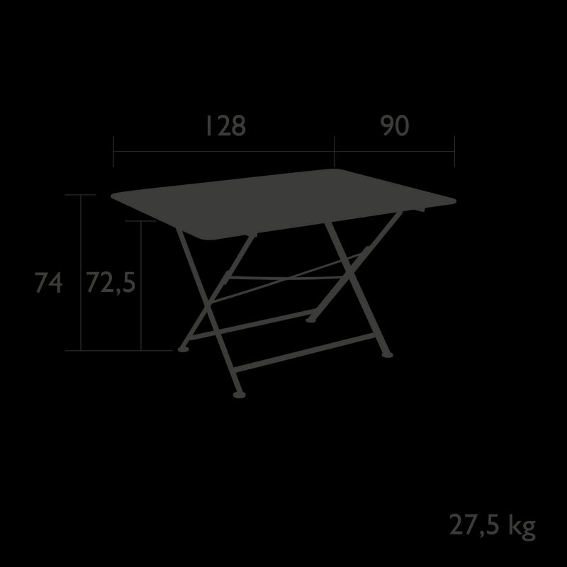 Fermob Cargo Table 128 x 90cm 