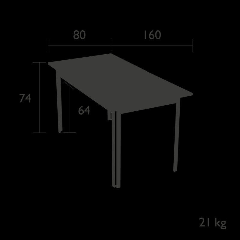 Fermob Costa Table 160 x 80cm 