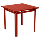 Fermob Costa Table 80 x 80cm Ocre rouge 20 