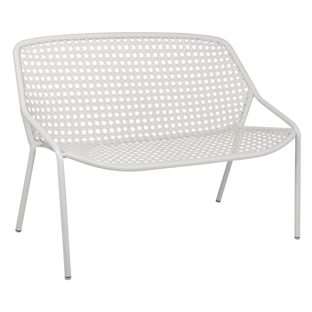 Fermob Croisette Banquette 2 places Gris Argile A5 