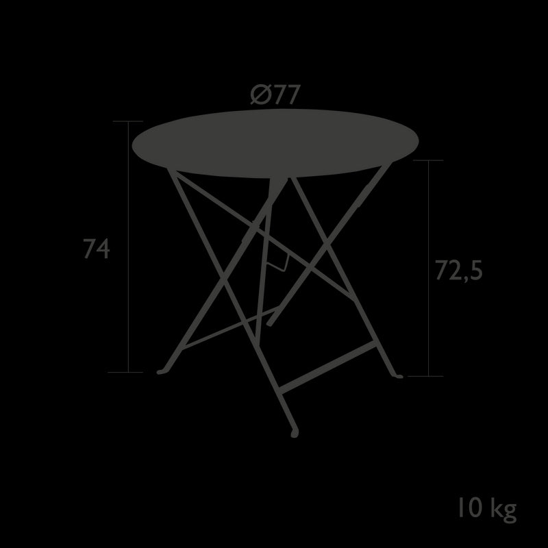 Fermob Floréal Table ø 77cm 