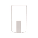 Fermob Itac Vase rectangulaire H 62cm Gris argile A5 