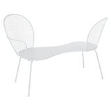 Fermob Lorette Banquette Conversation Blanc coton 01 