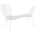 Fermob Lorette Banquette Conversation Blanc coton 01 