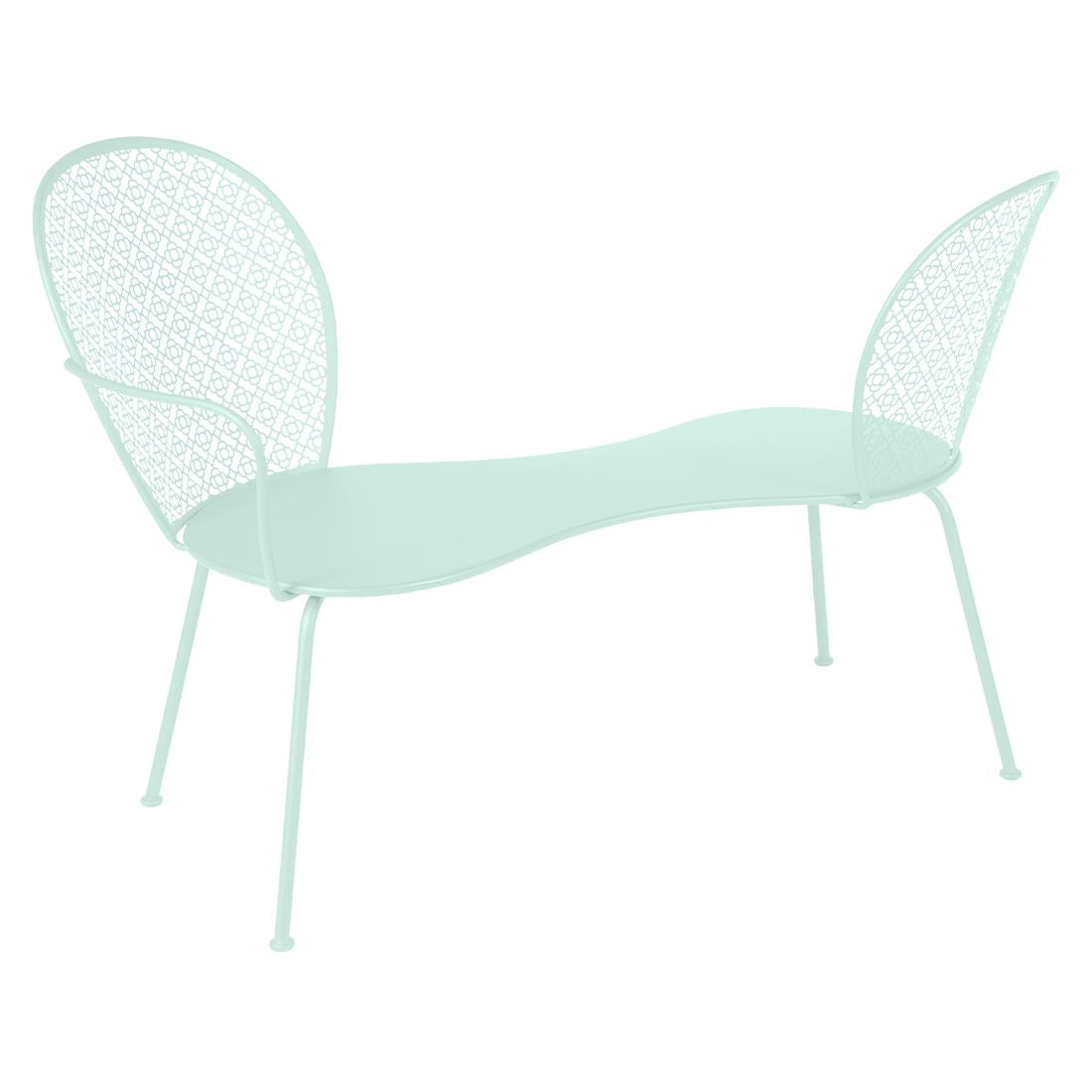 Fermob Lorette Banquette Conversation Menthe glaciale A7 